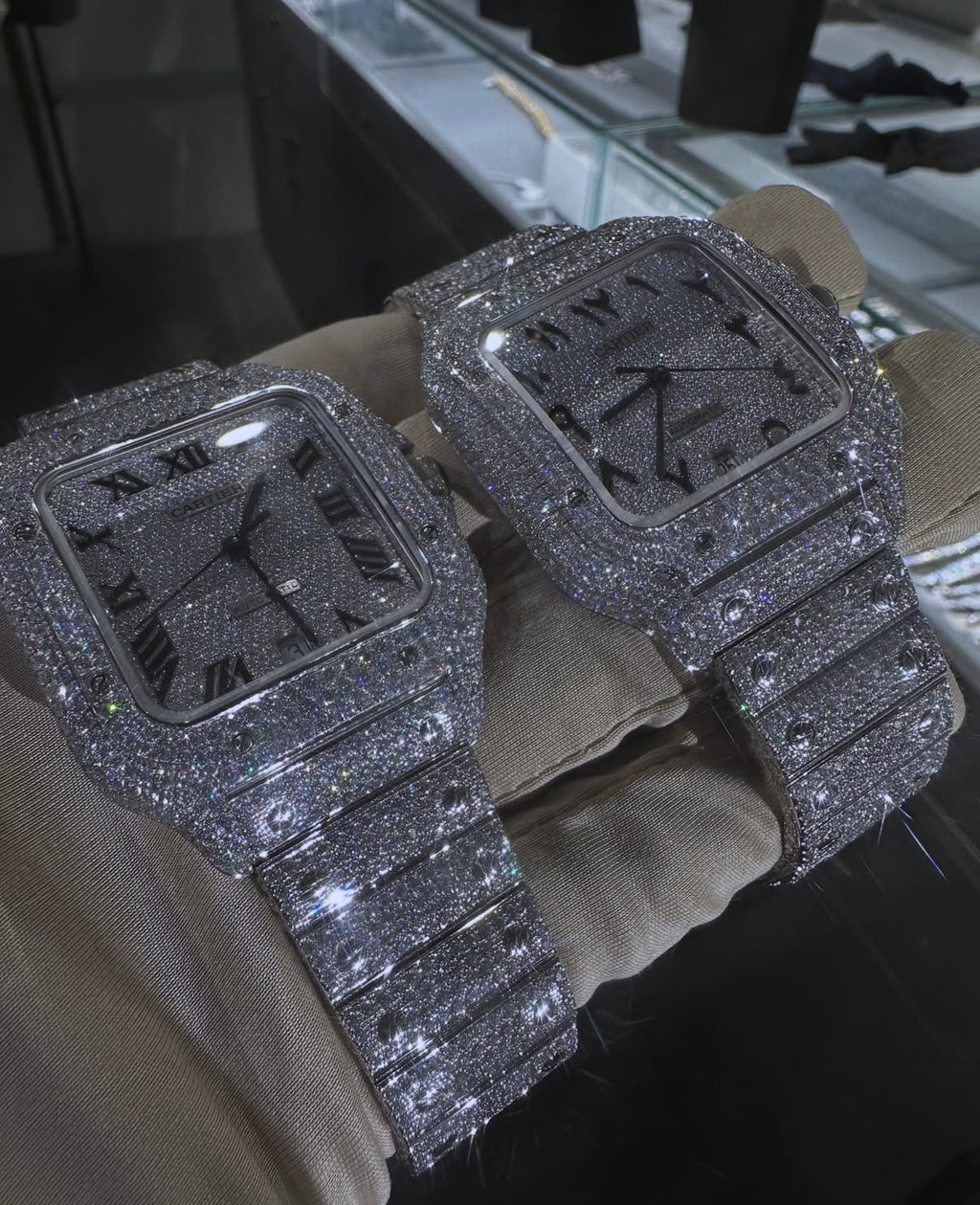Cartier Santos Arabic and Roman Dial