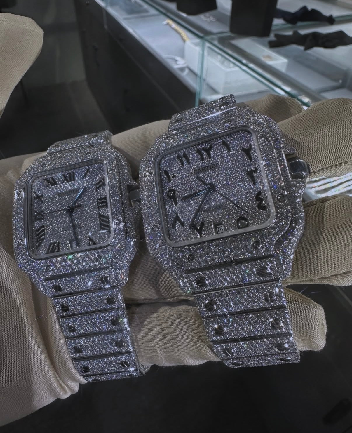 Cartier Santos Arabic and Roman Dial