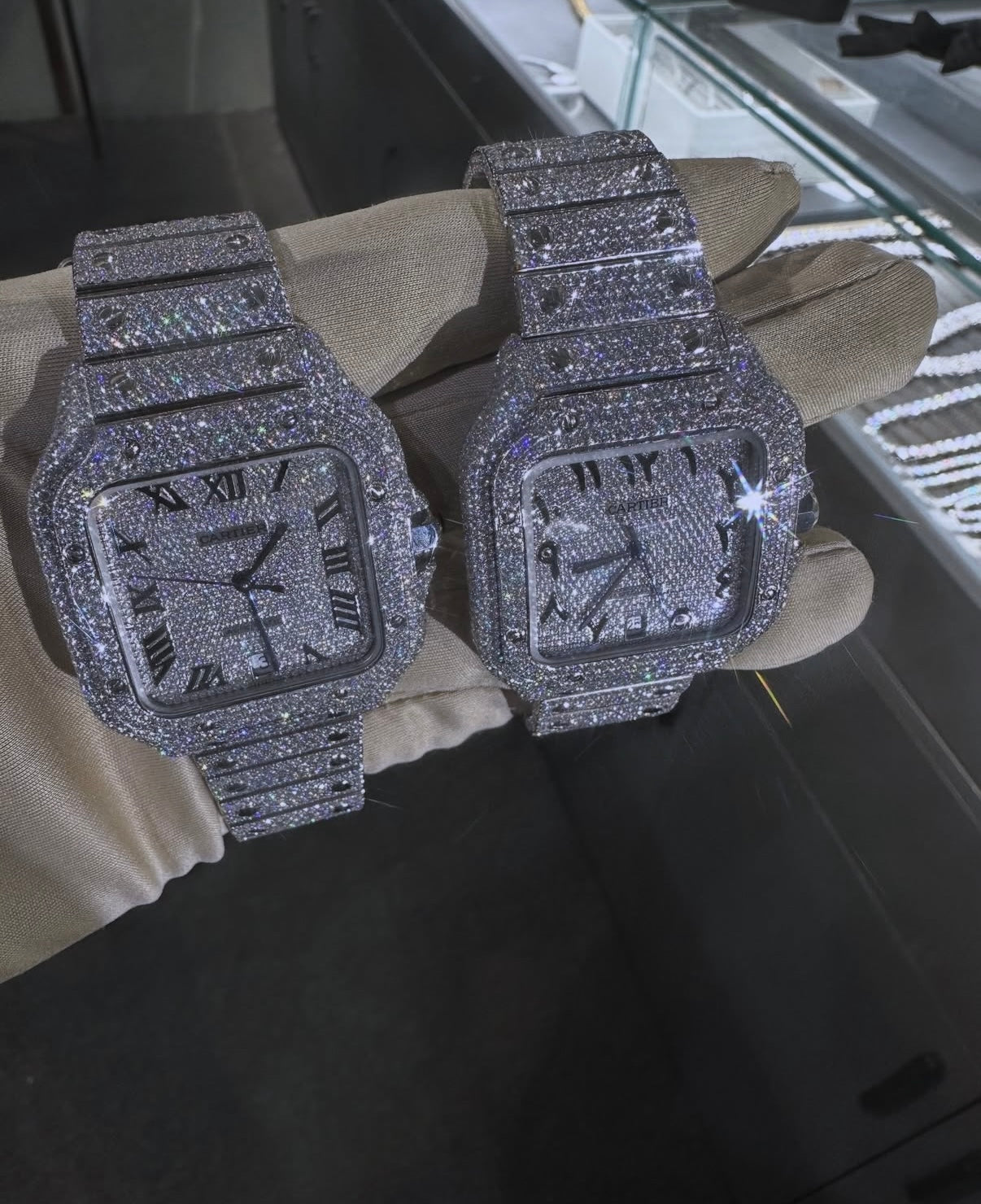 Cartier Santos Arabic and Roman Dial