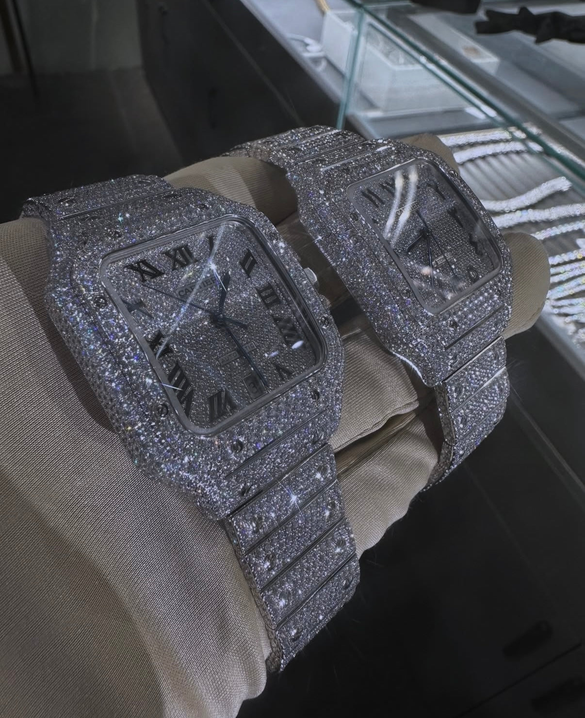 Cartier Santos Arabic and Roman Dial