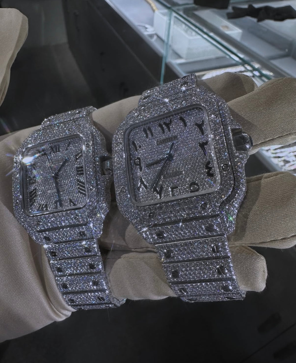Cartier Santos Arabic and Roman Dial