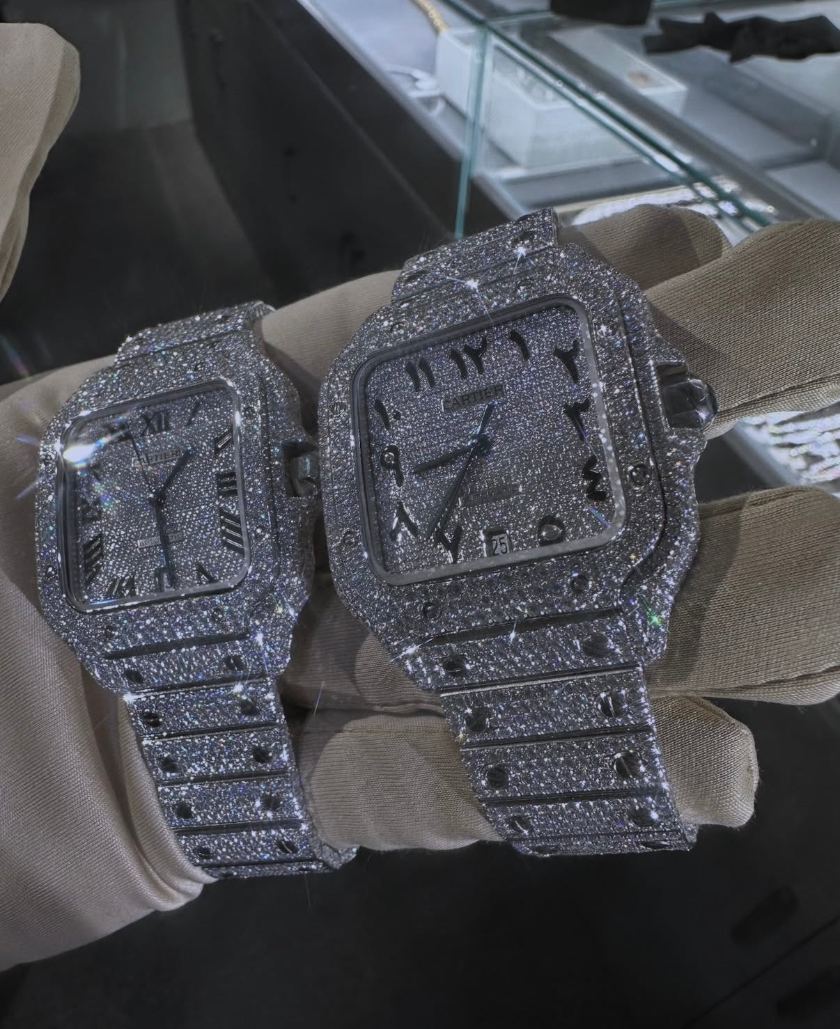 Cartier Santos Arabic and Roman Dial