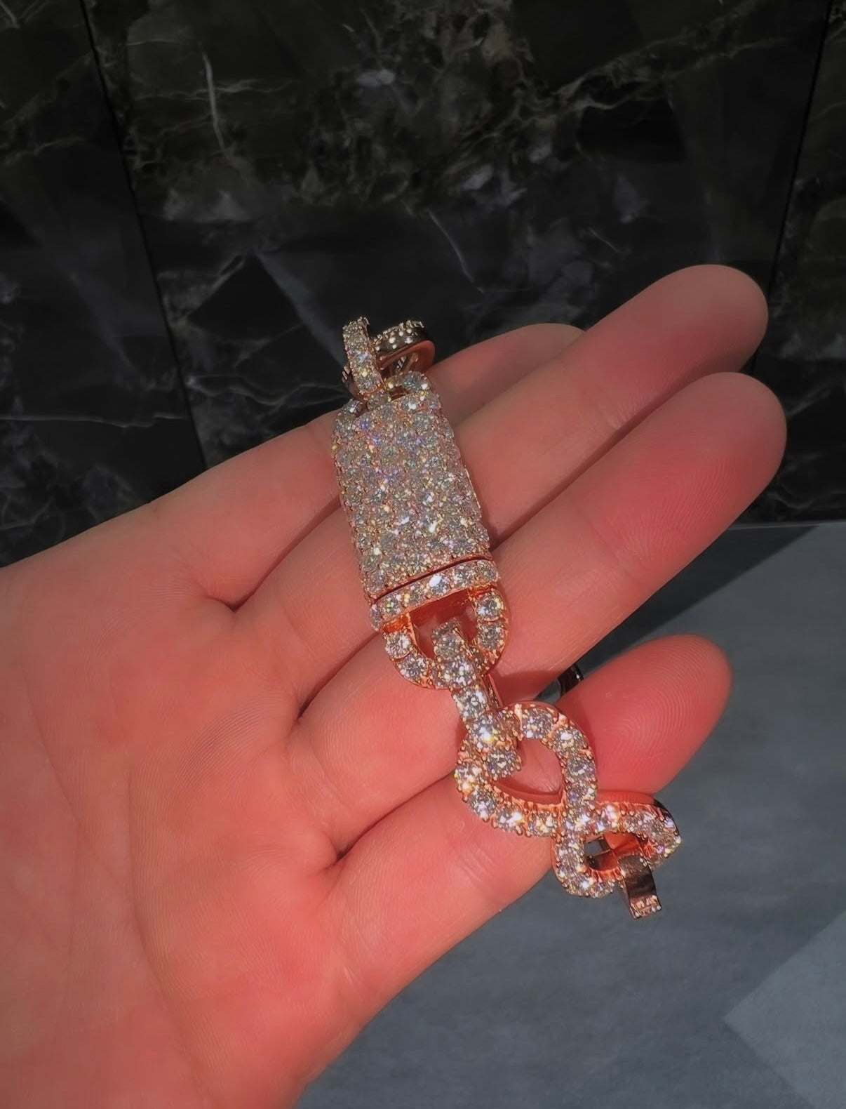Rose Gold Infinity Bracelet