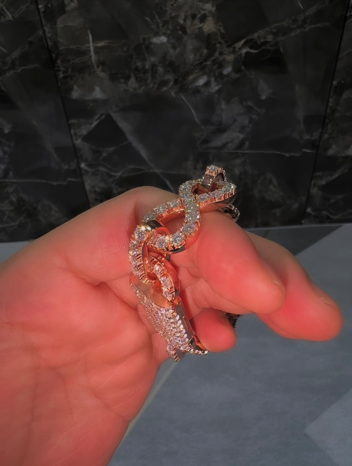 Rose Gold Infinity Bracelet