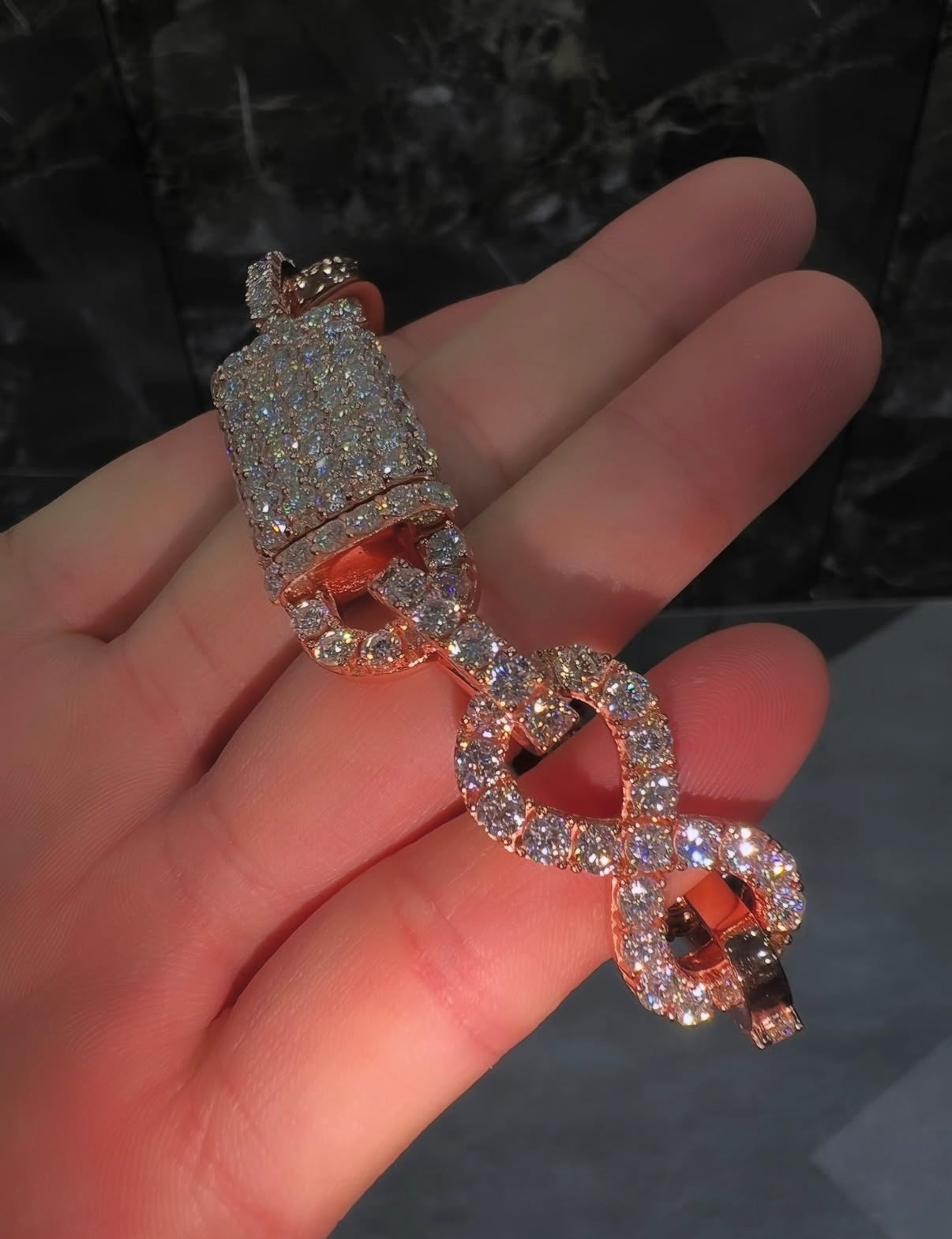 Rose Gold Infinity Bracelet