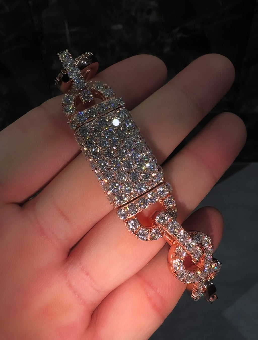 Rose Gold Infinity Bracelet