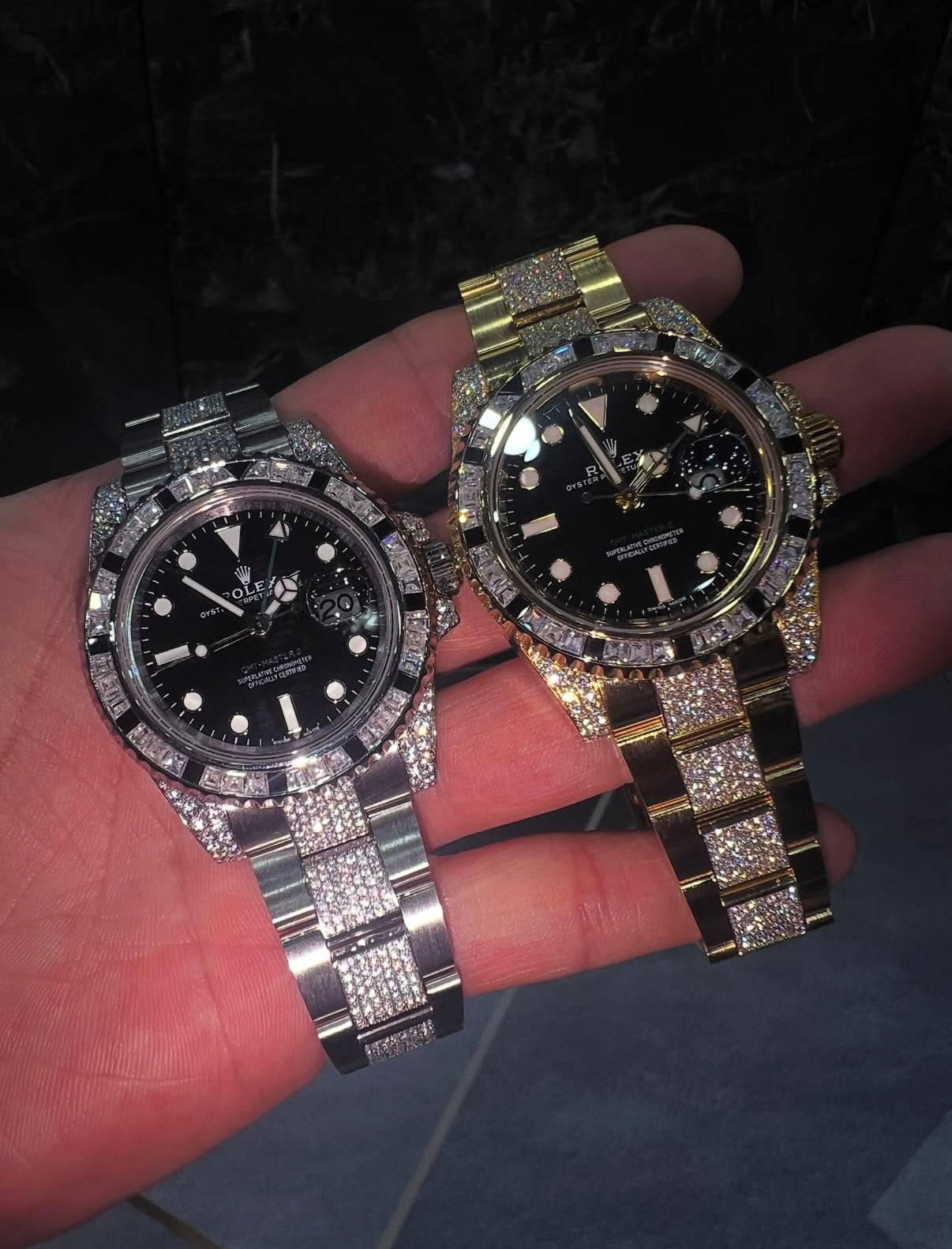 Rolex White and Yellow Gold