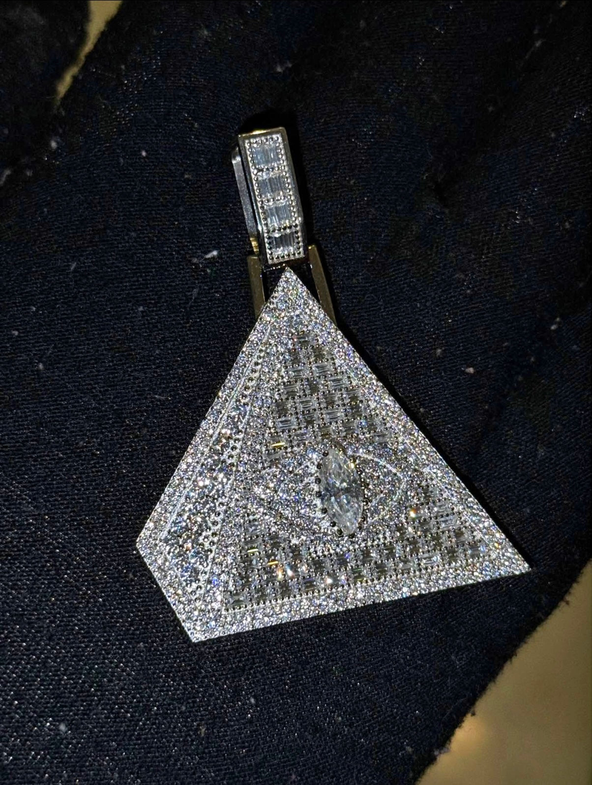 illuminati Tennis Chain Pendant