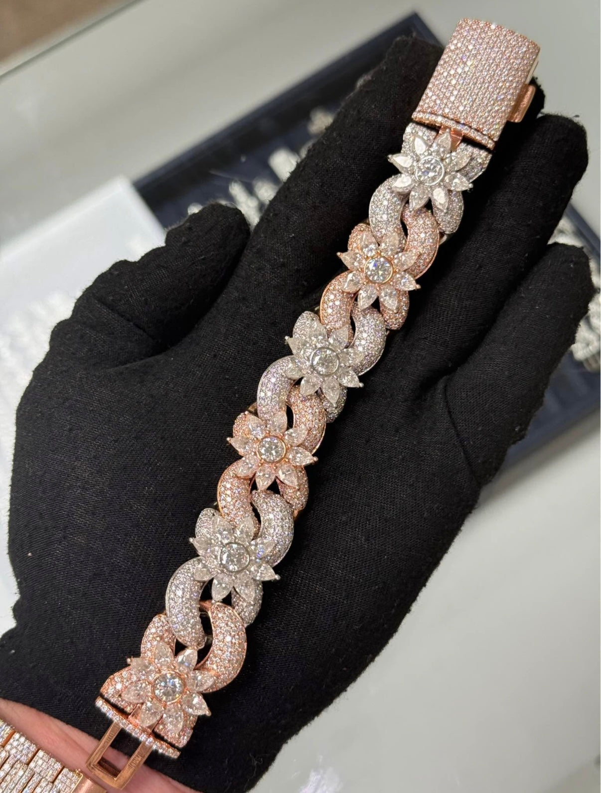 Infinity flowers Bracelet