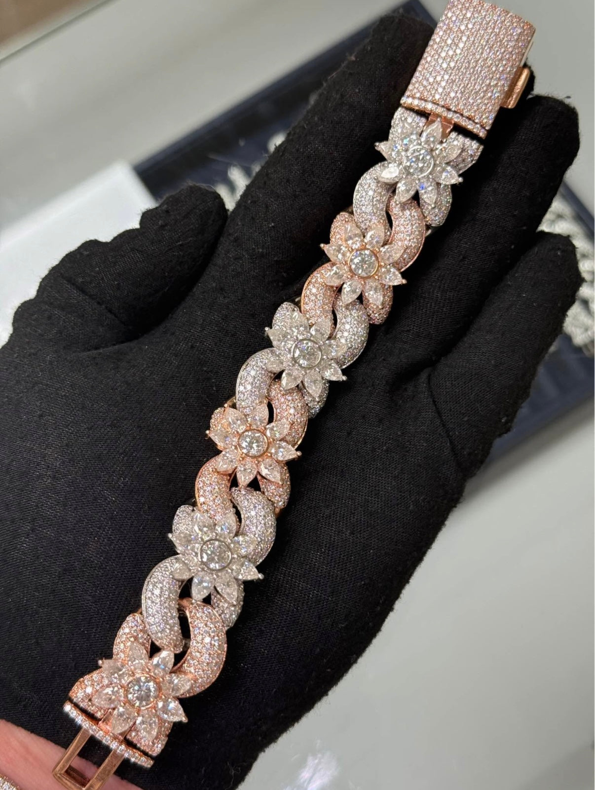 Infinity flowers Bracelet