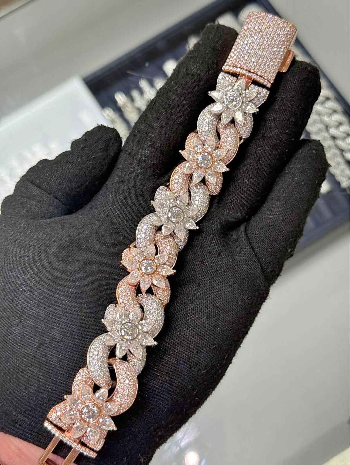 Infinity flowers Bracelet