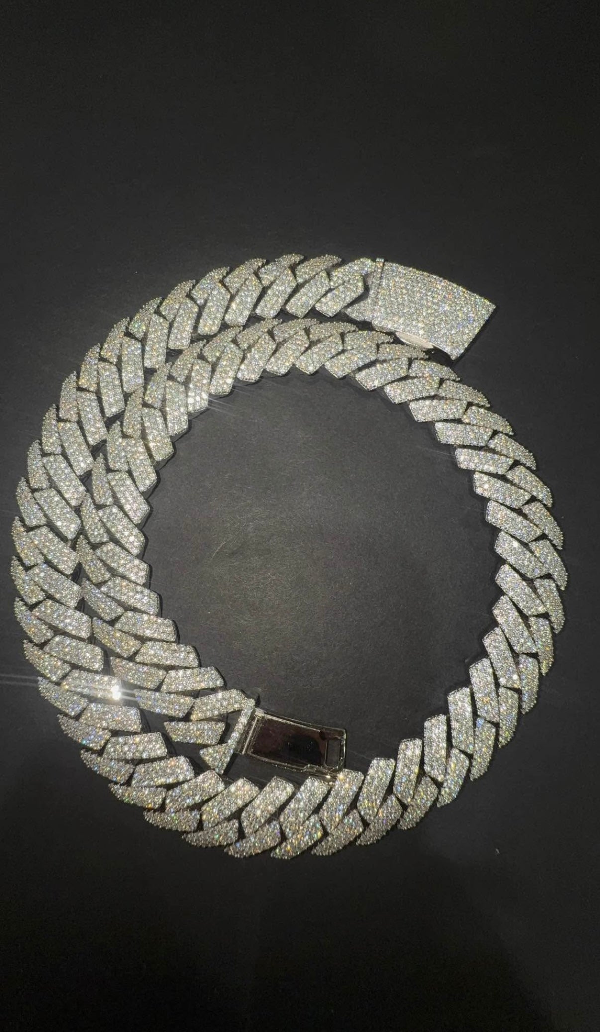 White Gold Cuban Chain