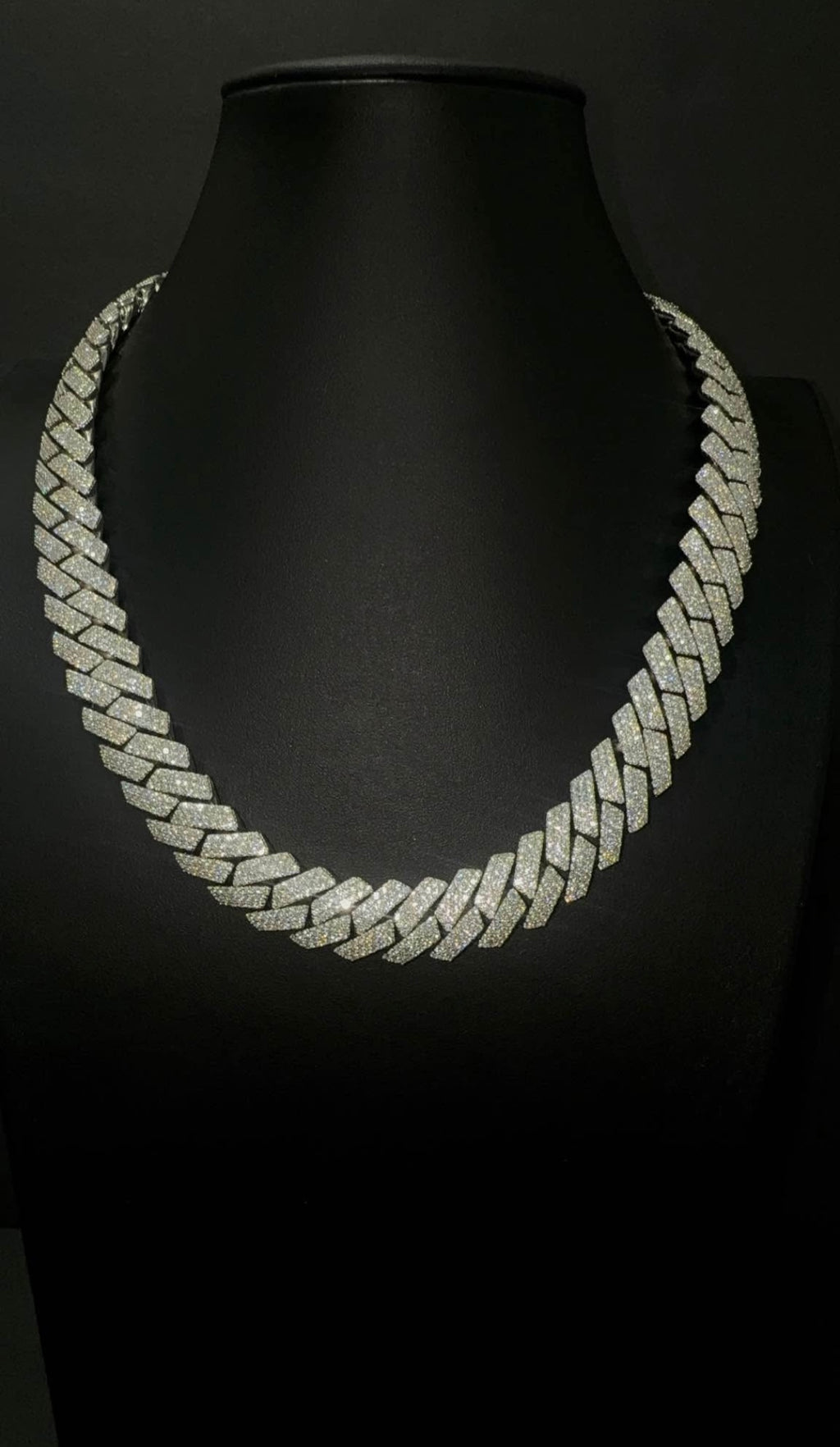 White Gold Cuban Chain