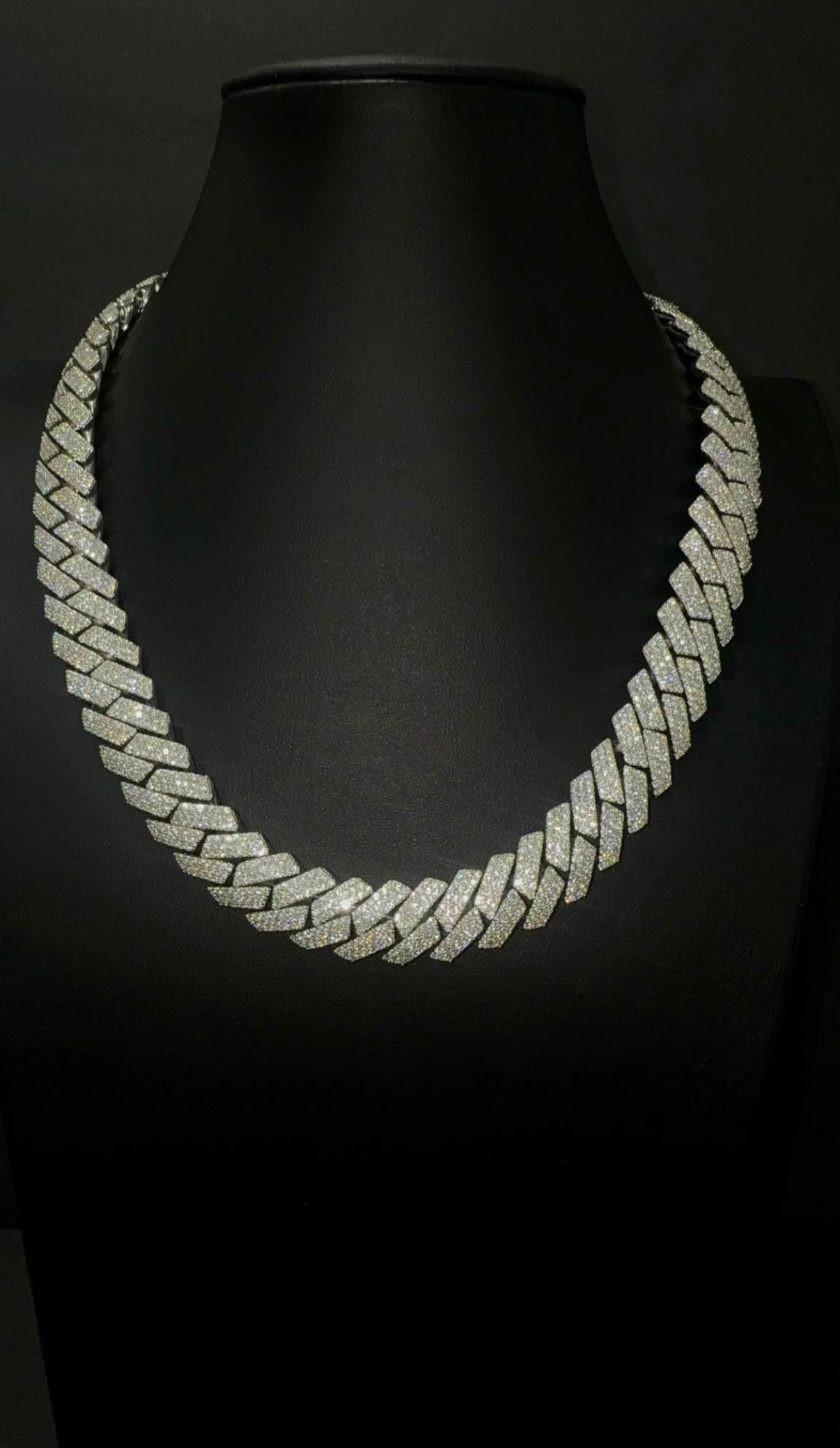 White Gold Cuban Chain