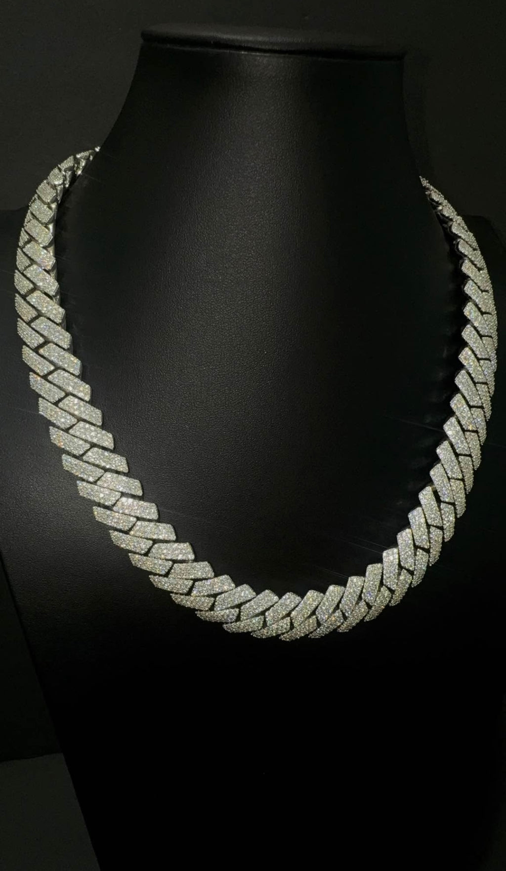 White Gold Cuban Chain