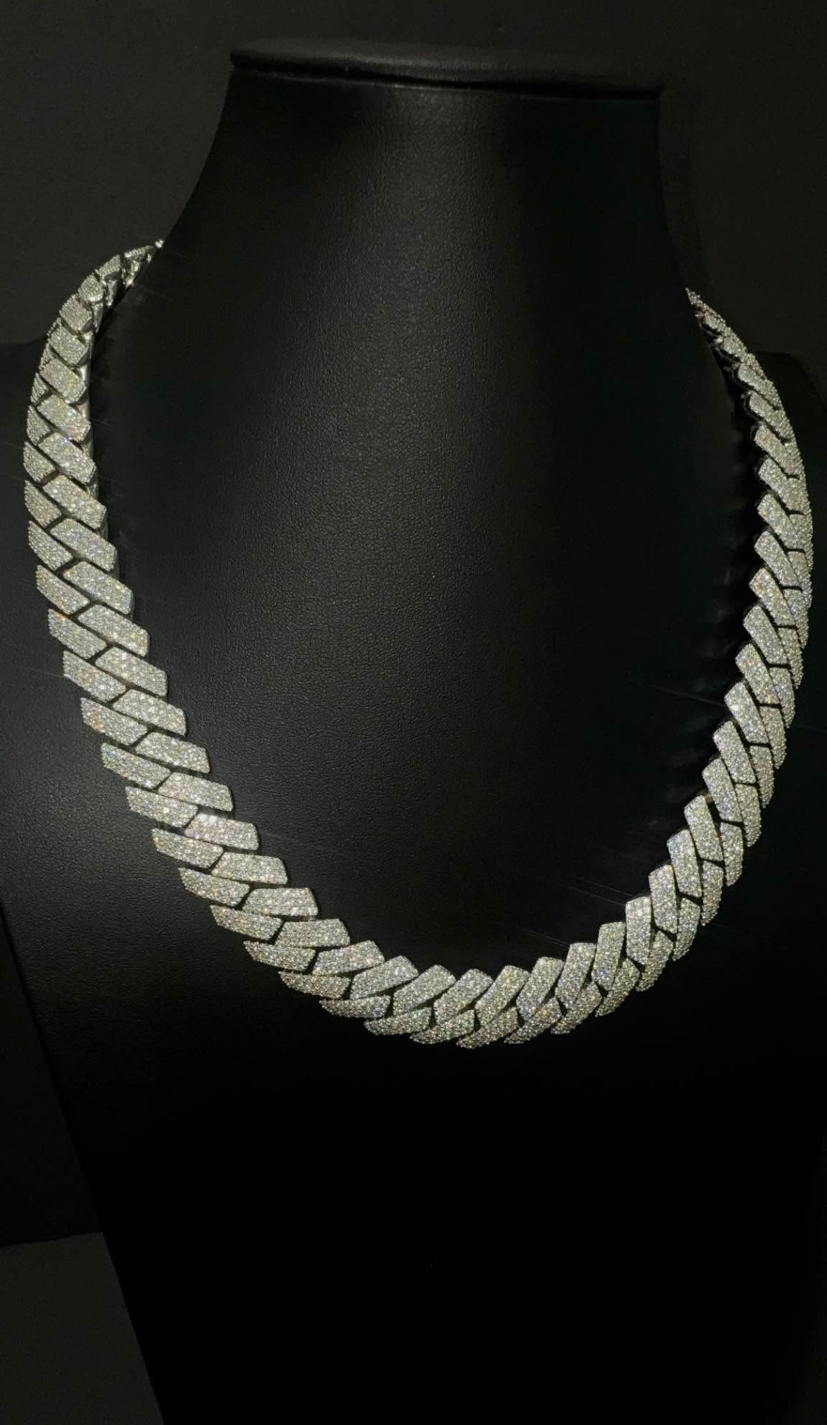 White Gold Cuban Chain