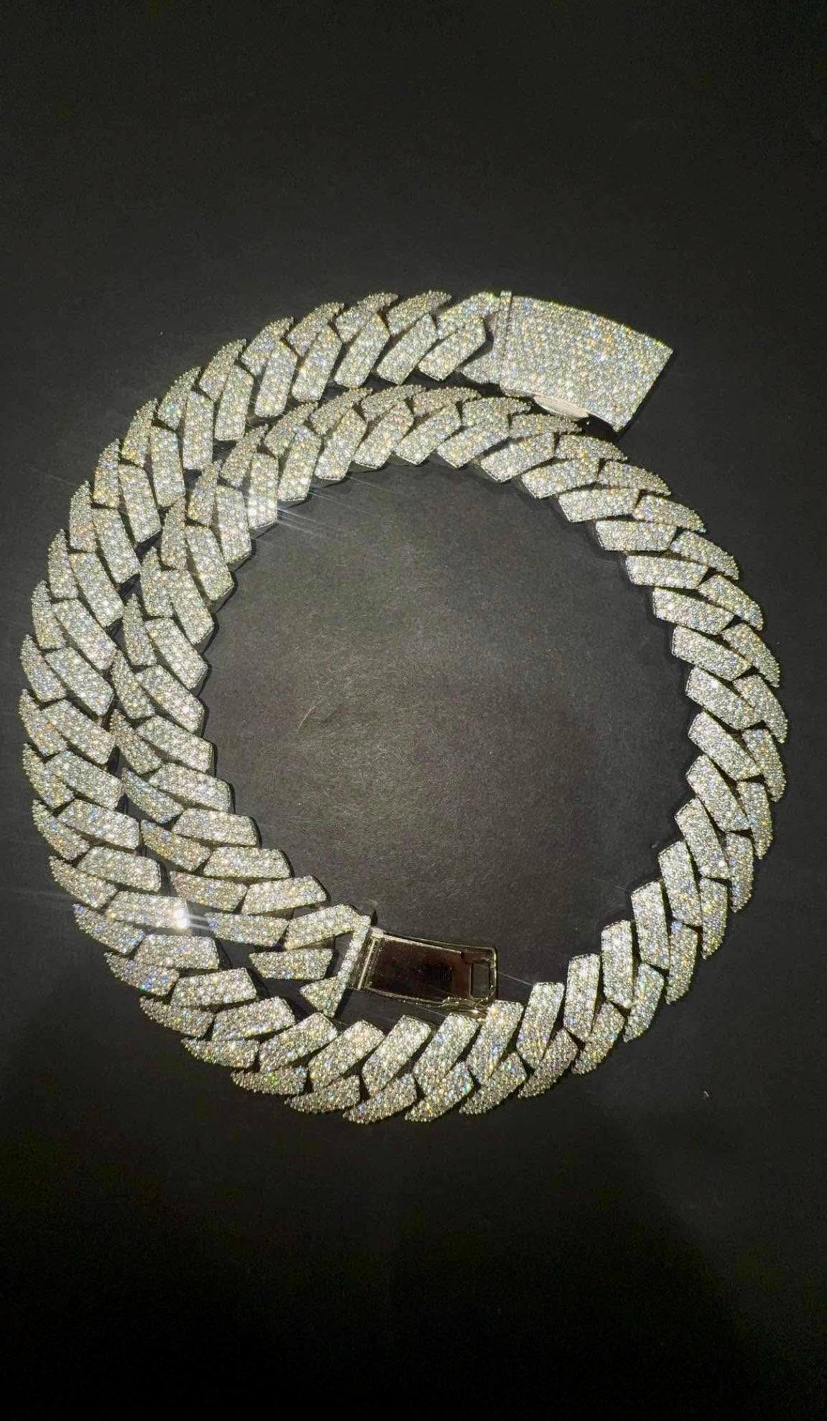 White Gold Cuban Chain