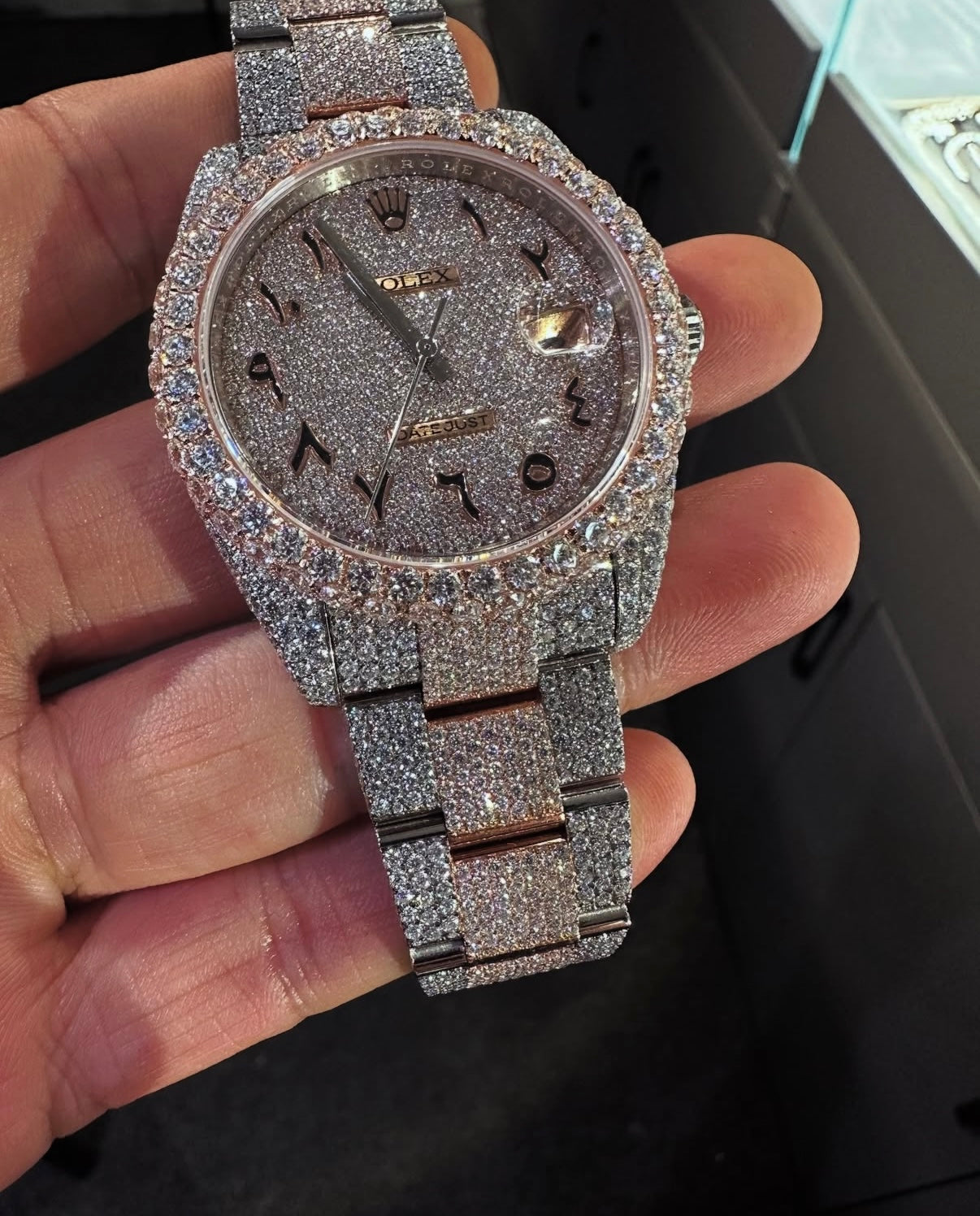 Rolex Arabic Dial 2 Tone and Only White Gold