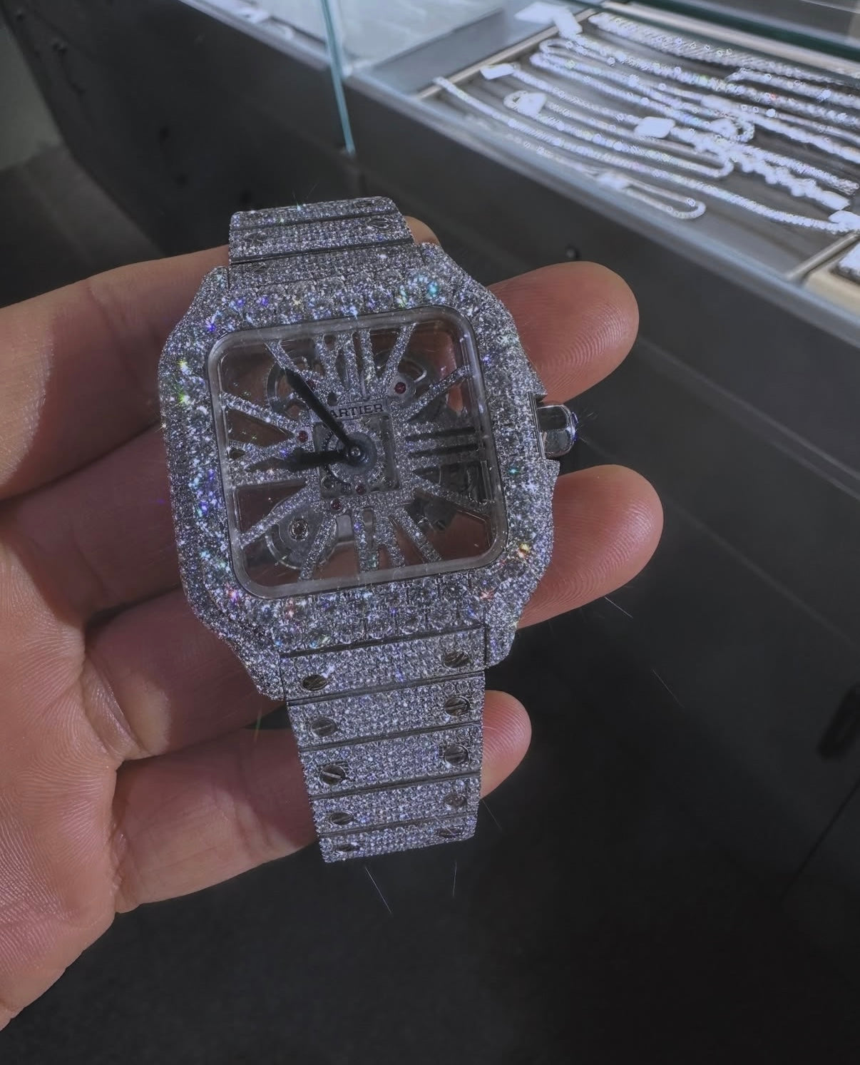 Cartier Santos Skeletron