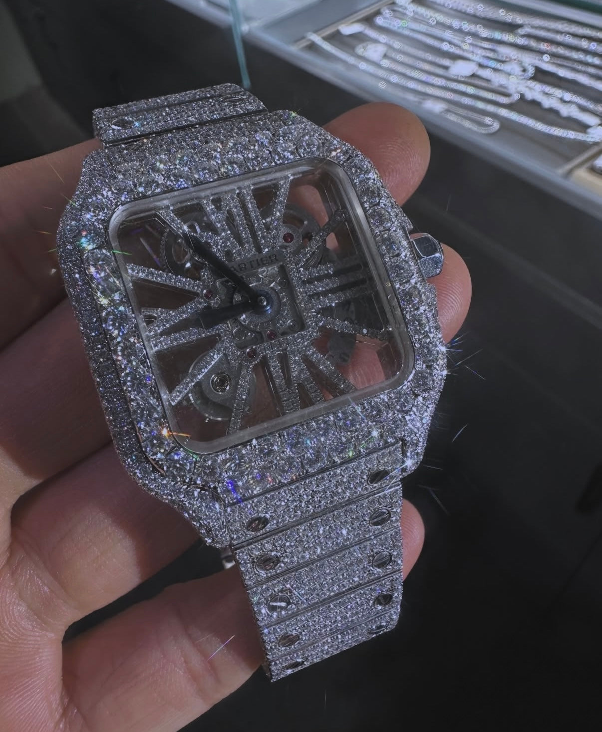 Cartier Santos Skeletron