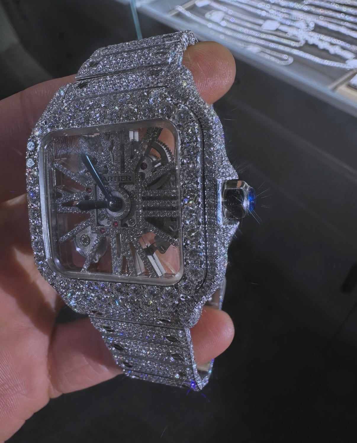 Cartier Santos Skeletron