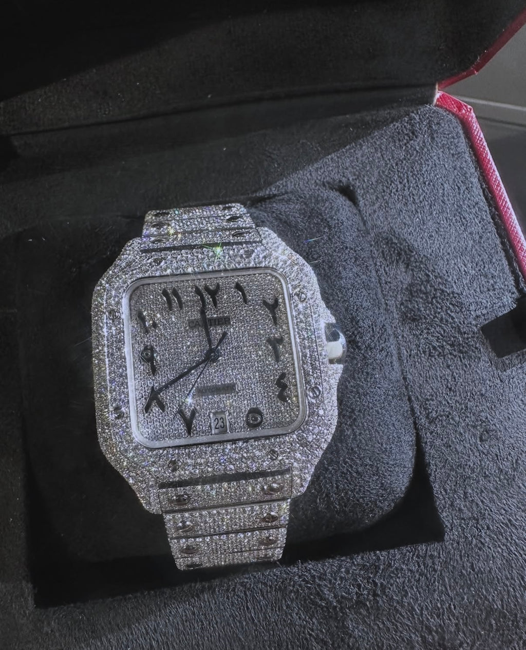 Cartier Santos Arabic and Roman Dial
