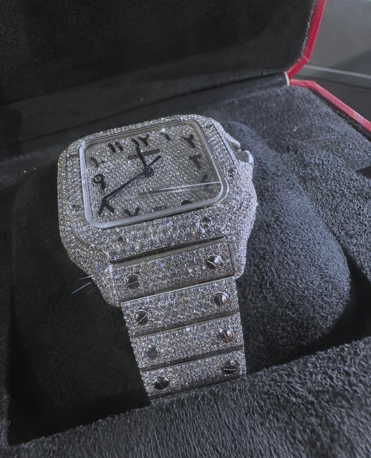 Cartier Santos Arabic and Roman Dial