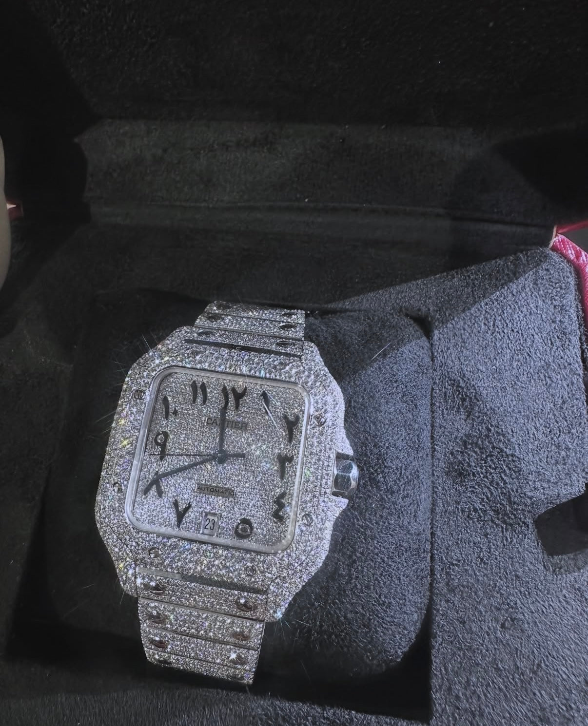 Cartier Santos Arabic and Roman Dial