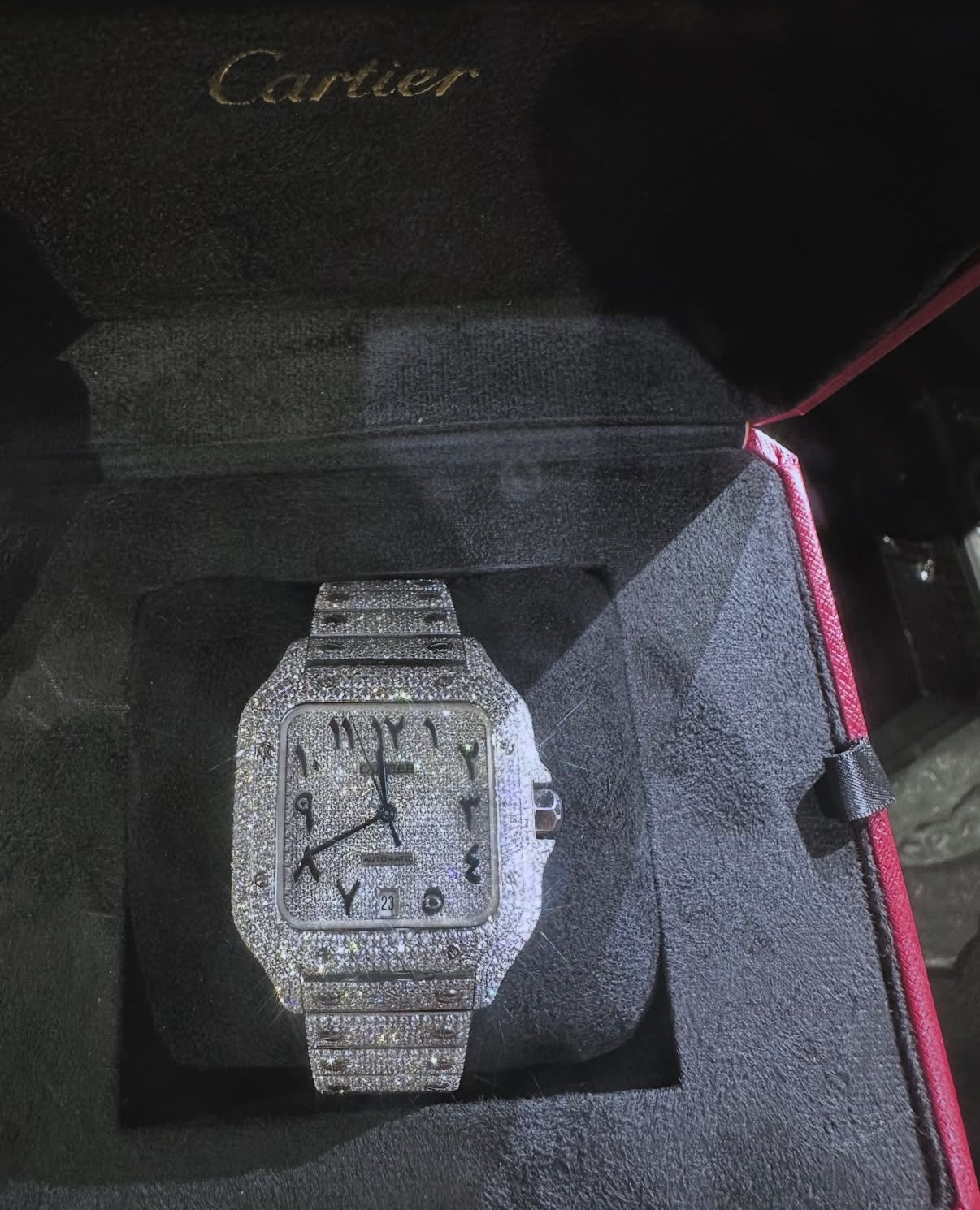 Cartier Santos Arabic and Roman Dial