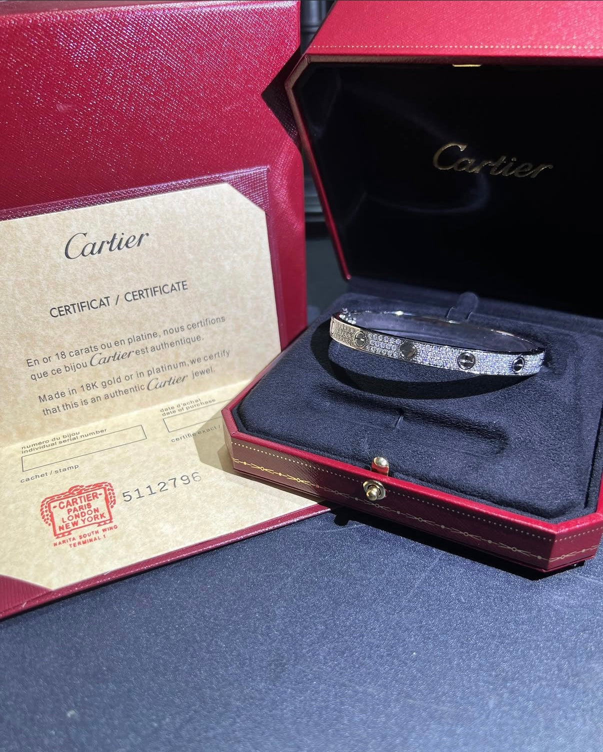 Cartier Love All Stones