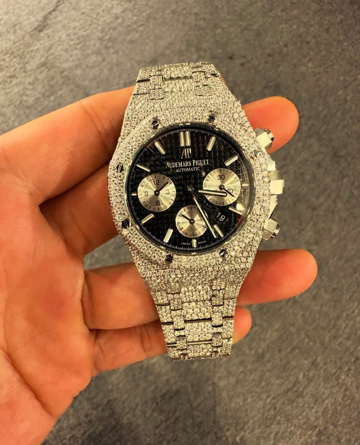 AP Black Dial Regular Bezel