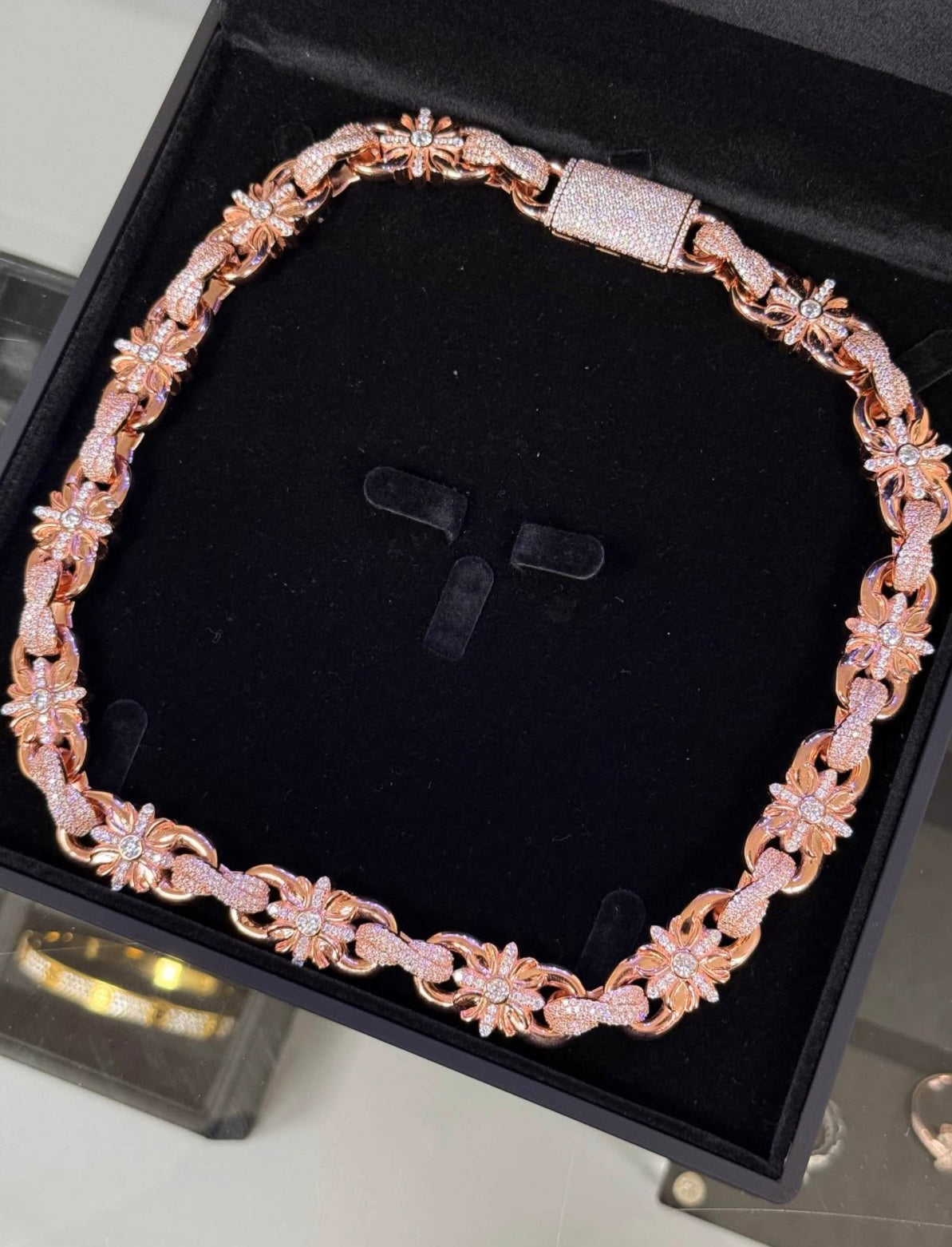 Chrome Hearts Rose Gold Chain