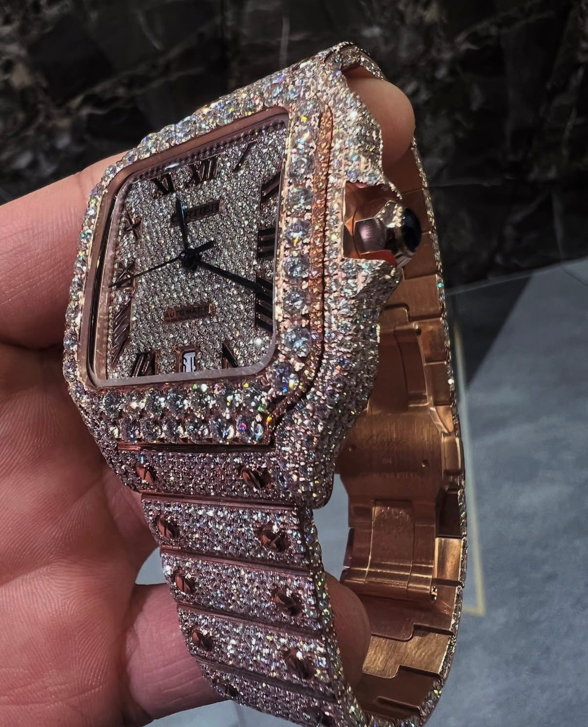 Cartier Roman Dial Rose Gold