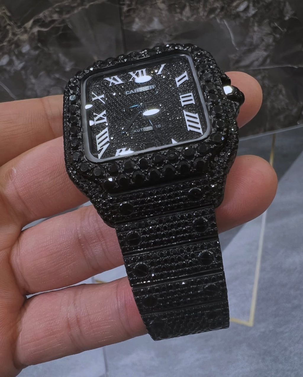 Black Cartier Santos