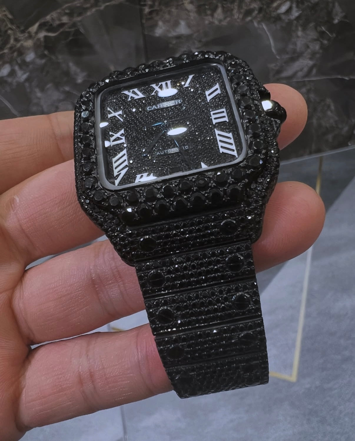 Black Cartier Santos