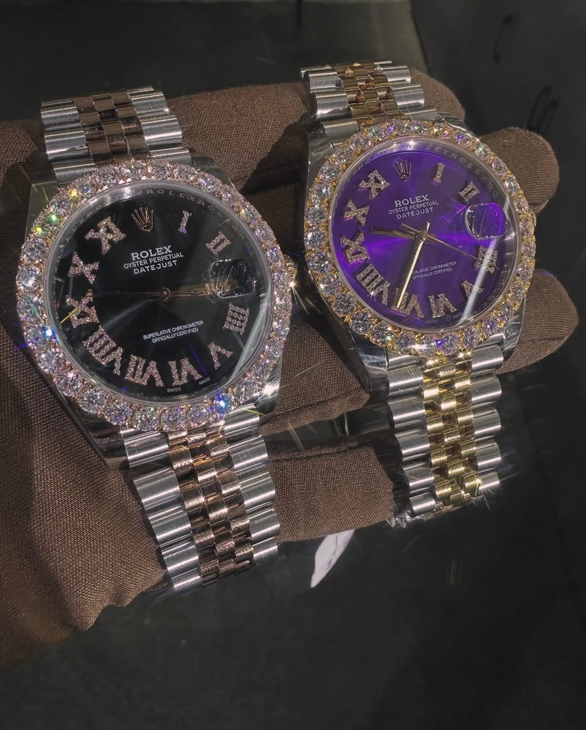 Rolex Purple and Black Face