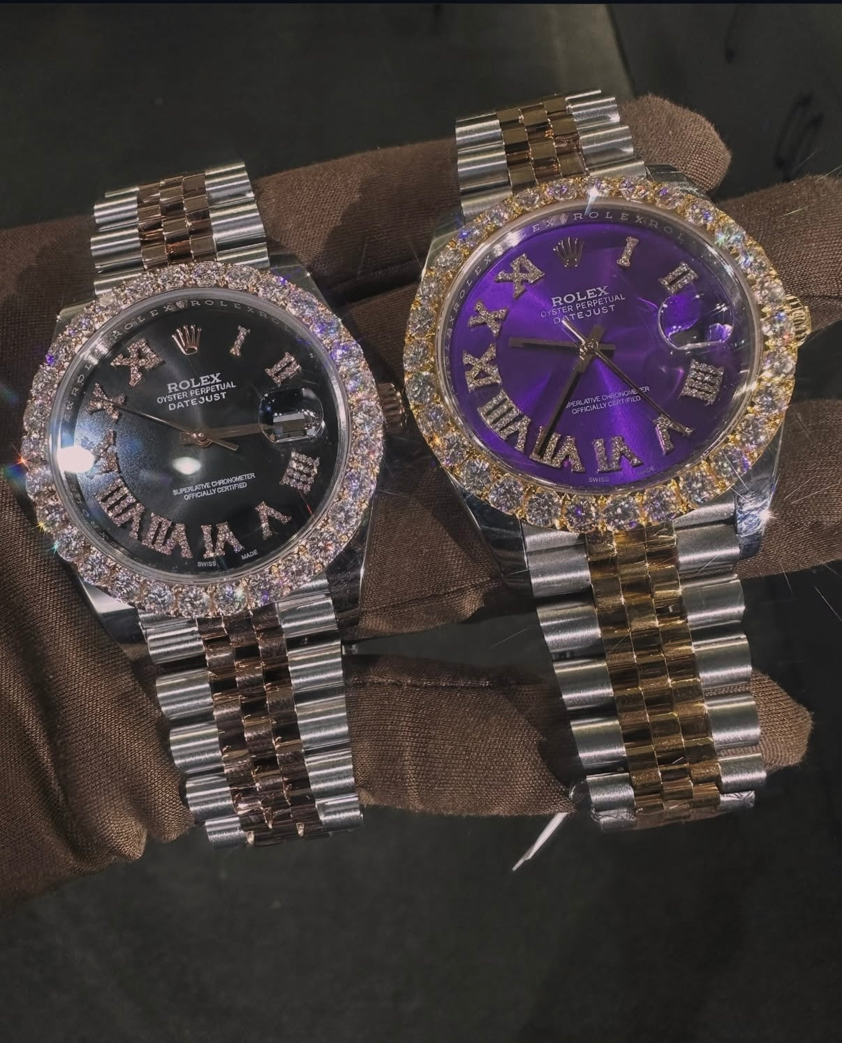 Rolex Purple and Black Face