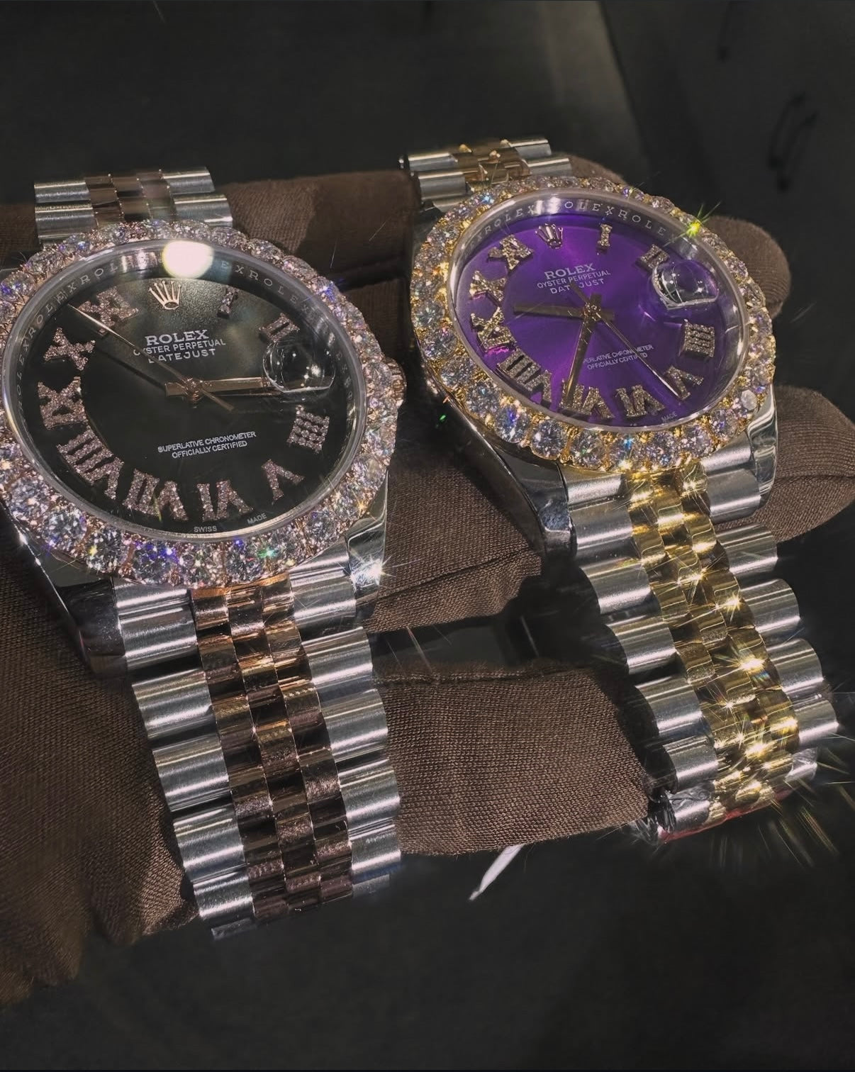 Rolex Purple and Black Face