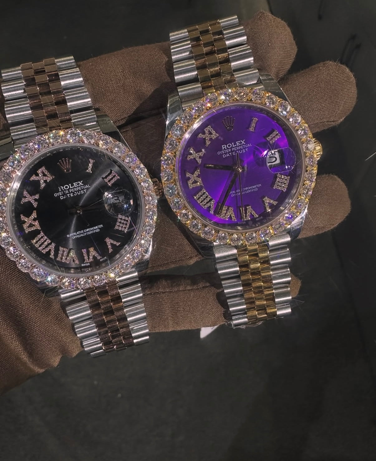 Rolex Purple and Black Face