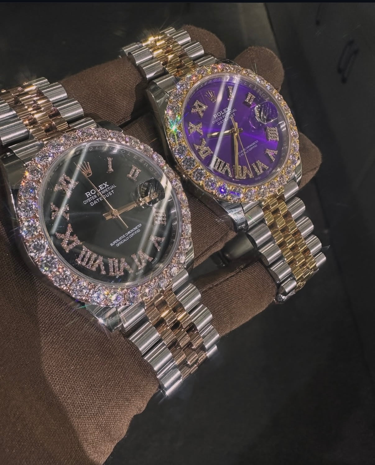 Rolex Purple and Black Face