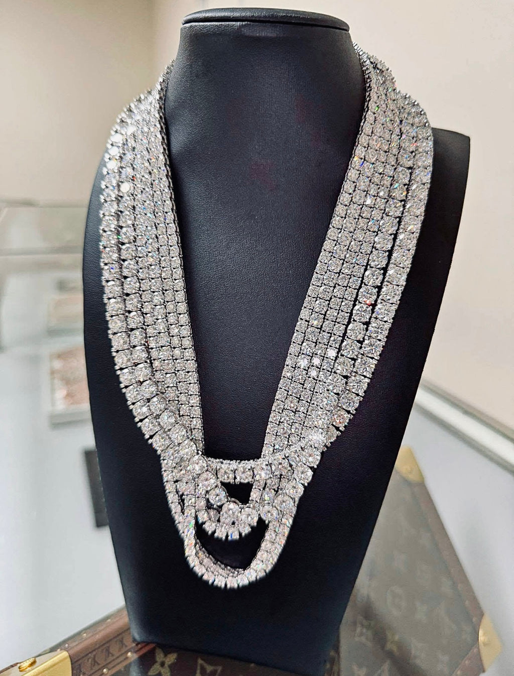 Tennis Chain All Size White Gold