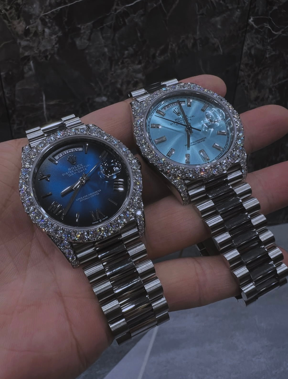 Rolex Navy and Light blue