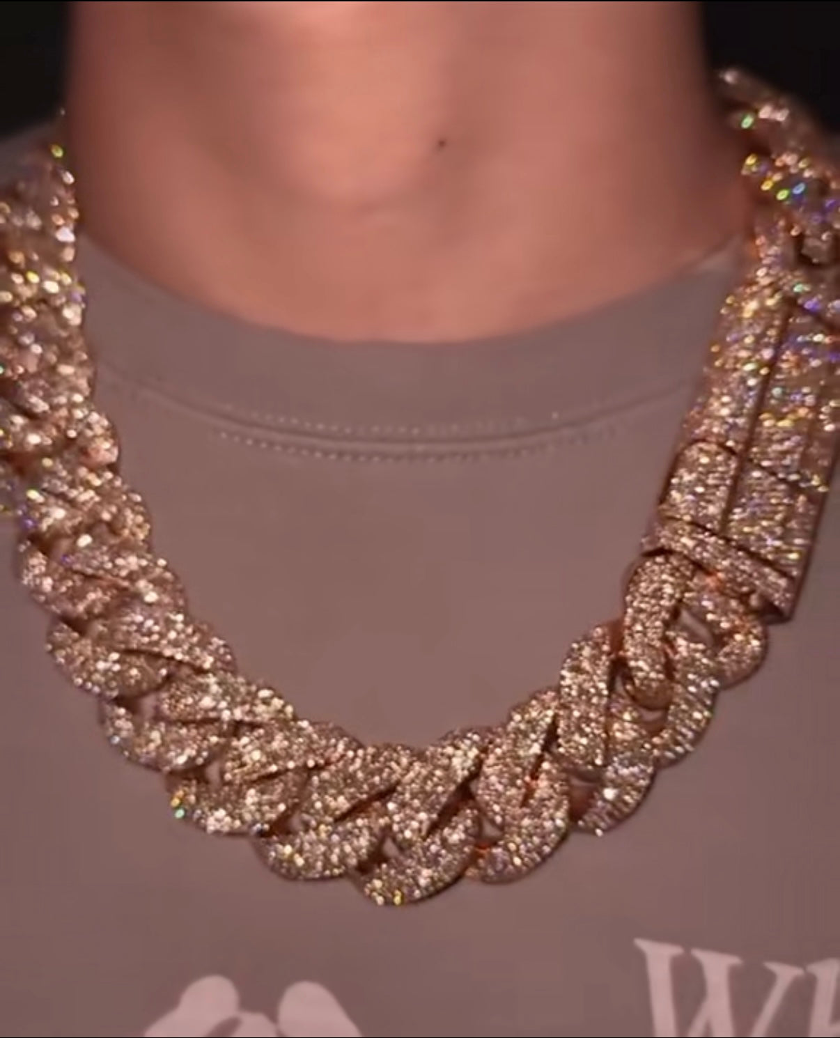 Pave Set Closure Hermes in Rose Gold