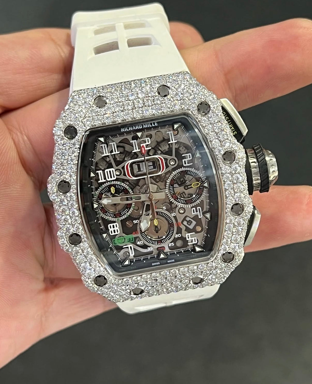 RM Black and White Strap