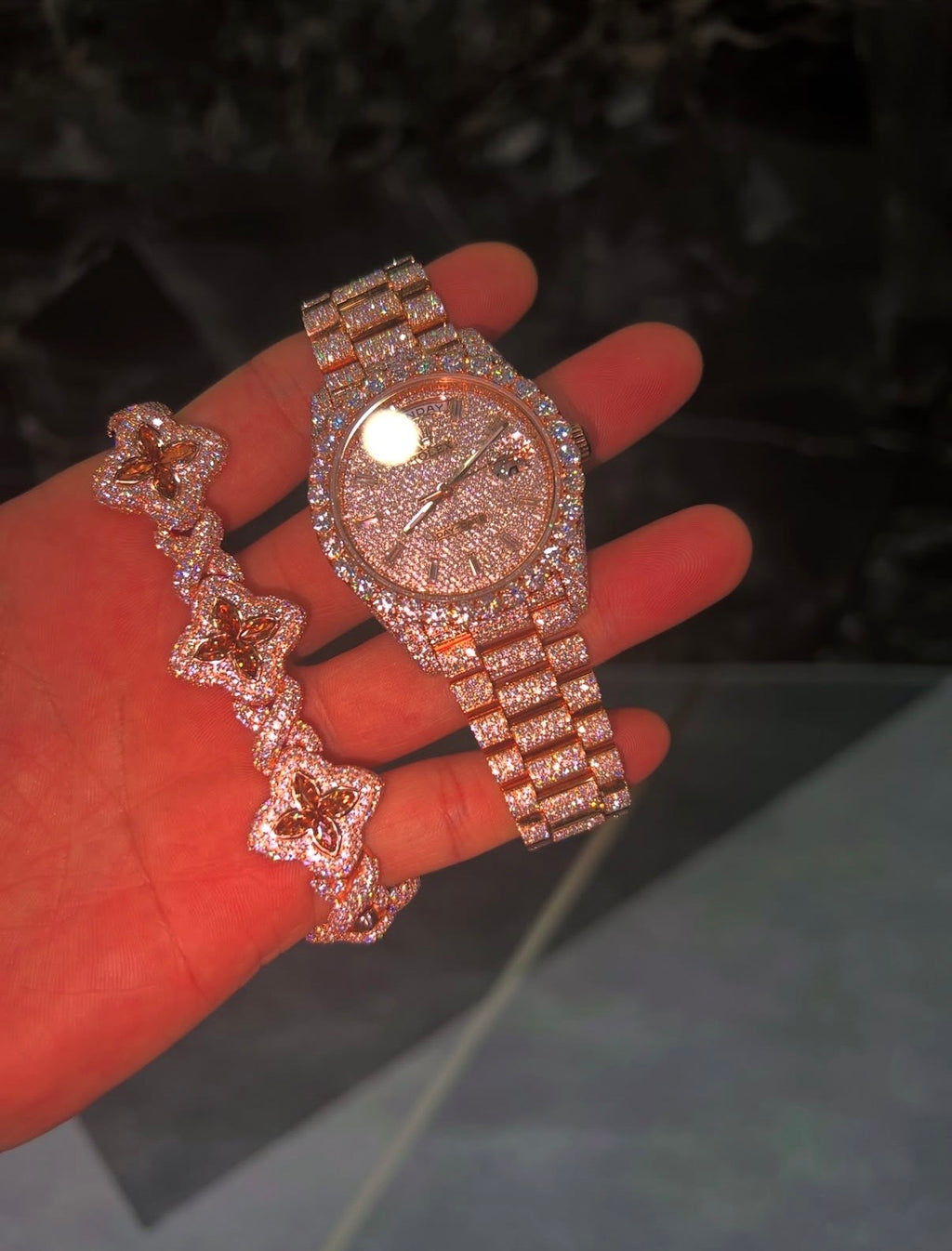 Rose Gold Rolex Set