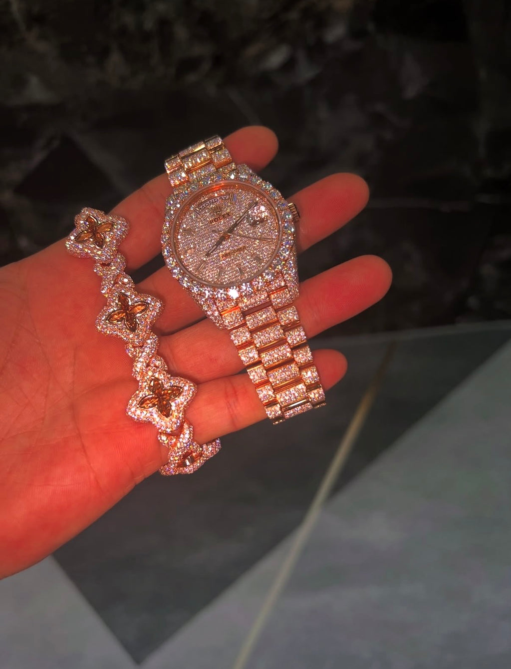 Rose Gold Rolex Set