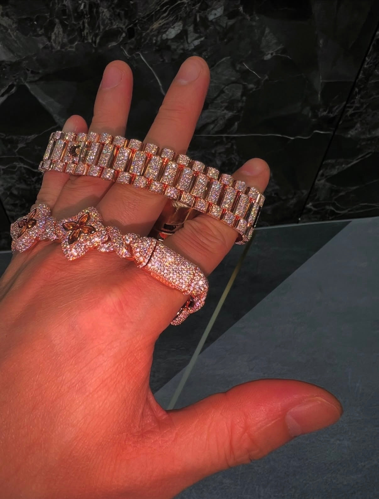 Rose Gold Rolex Set
