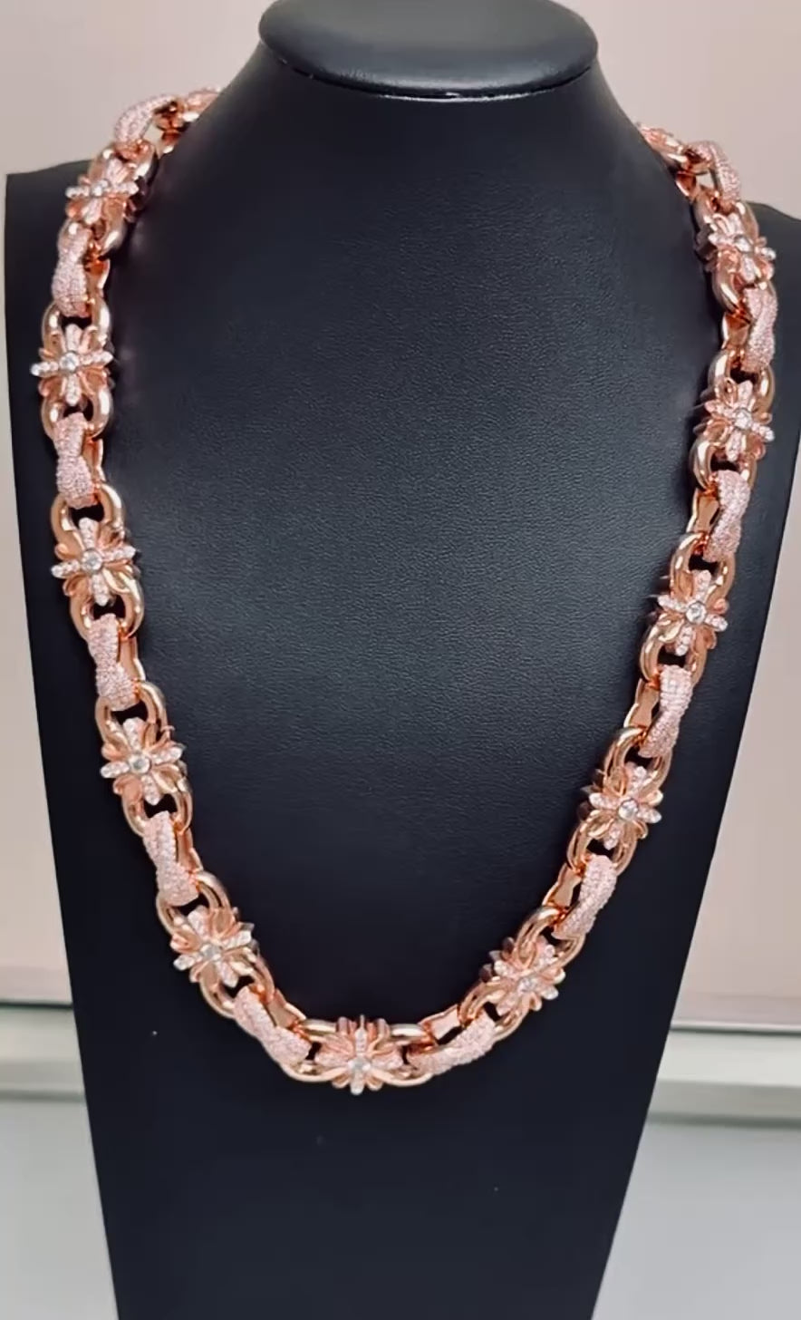 Chrome Hearts Rose Gold Chain