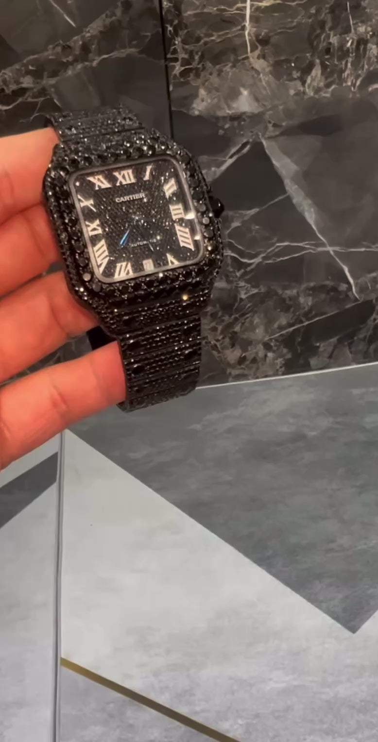 Black Cartier Santos