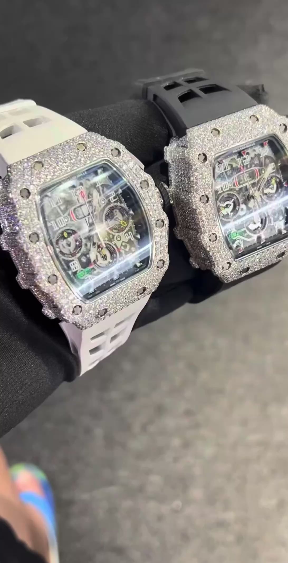 RM Black and White Strap